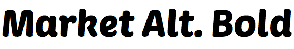 Market Alternate Bold