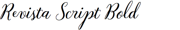 Revista Script Bold