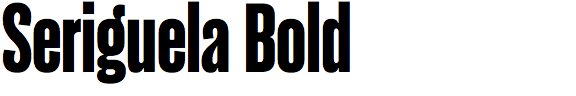 Seriguela Bold