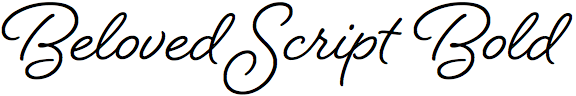 Beloved Script Bold