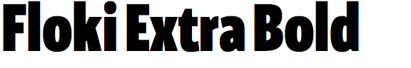 Floki Extra Bold