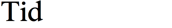 Tid