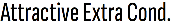 Attractive Extra Condensed