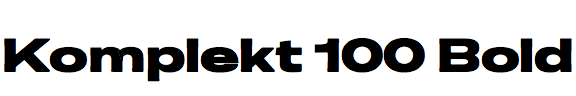 Komplekt 100 Bold