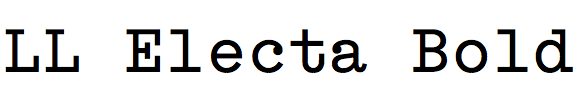 LL Electa Bold