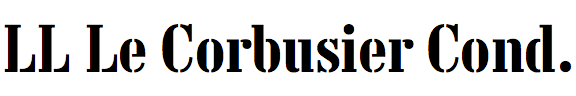 LL Le Corbusier Condensed