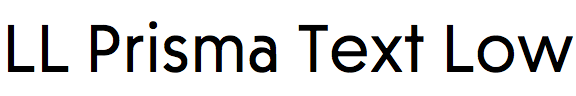 LL Prisma Text Low