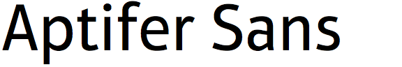 Aptifer Sans