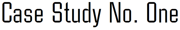 Linotype Case Study No. One