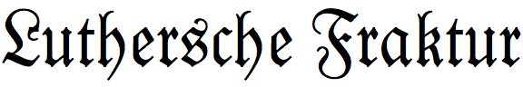 Luthersche Fraktur