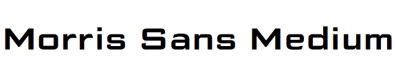 Morris Sans Medium