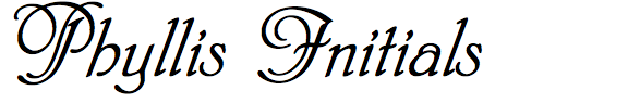 Linotype Phyllis Initials