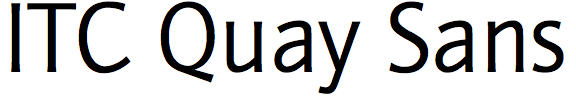 ITC Quay Sans (Linotype)