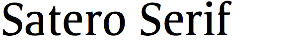 Satero Serif