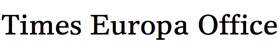 Times Europa Office