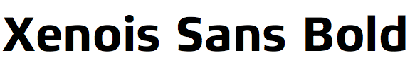 Xenois Sans Bold