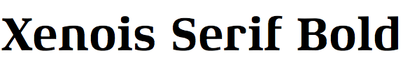 Xenois Serif Bold