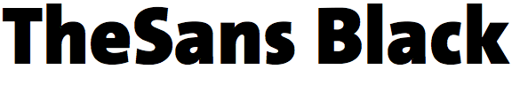 TheSans Black