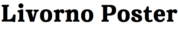 Livorno Poster