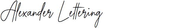 Alexander Lettering