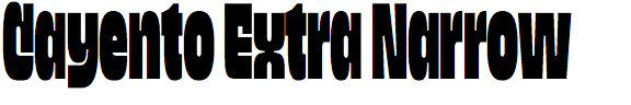 Cayento Extra Narrow