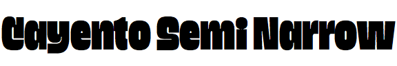 Cayento Semi Narrow