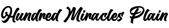 Hundred Miracles Plain