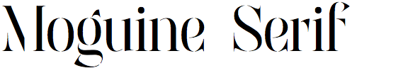 Moguine Serif