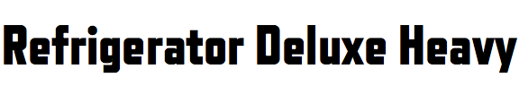 Refrigerator Deluxe Heavy