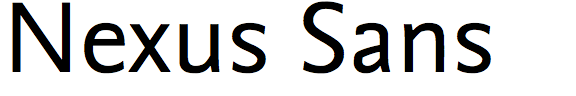 Nexus Sans