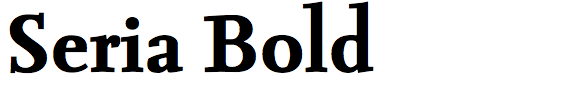 Seria Bold