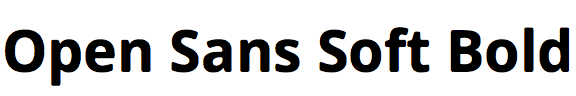 Open Sans Soft Bold