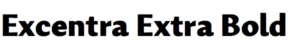 Excentra Extra Bold