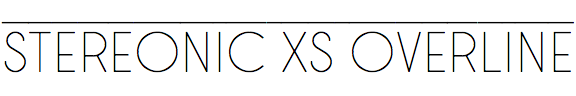 Stereonic XS Overline