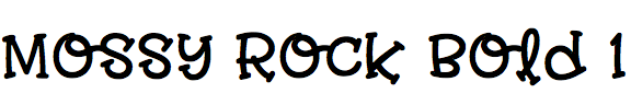 Mossy Rock Bold 1