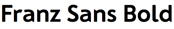 Franz Sans Bold