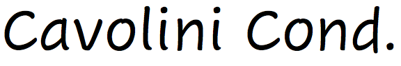 Cavolini Condensed