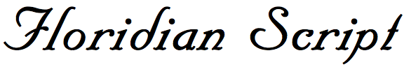 Floridian Script