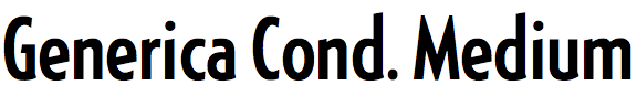 Generica Condensed Medium