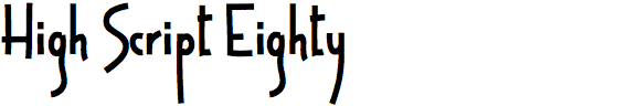 High Script Eighty
