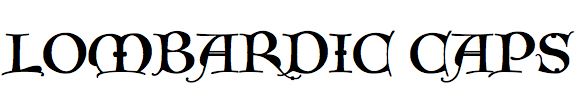 Lombardic Capitals