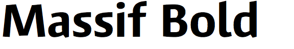 Massif Bold