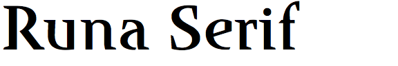 Runa Serif