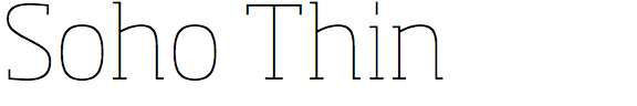 Soho Thin