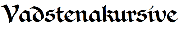 Vadstenakursive