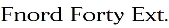Fnord Forty Extended