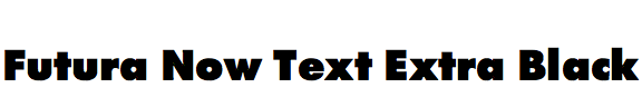 Futura Now Text Extra Black