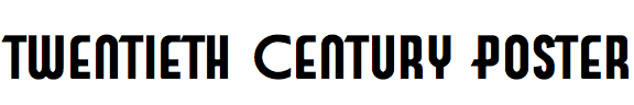 Twentieth Century Poster