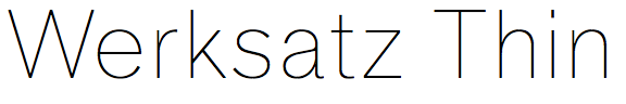 Werksatz Thin