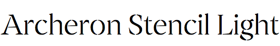 Archeron Stencil Light